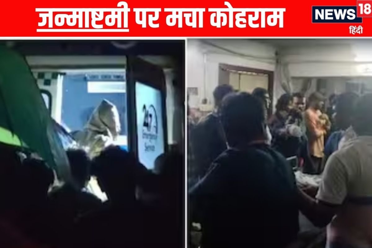 जन्माष्टमी पर छा गया मातम हाईटेंशन तार से सटा भगवान का रथ 5 भक्तों की मौत