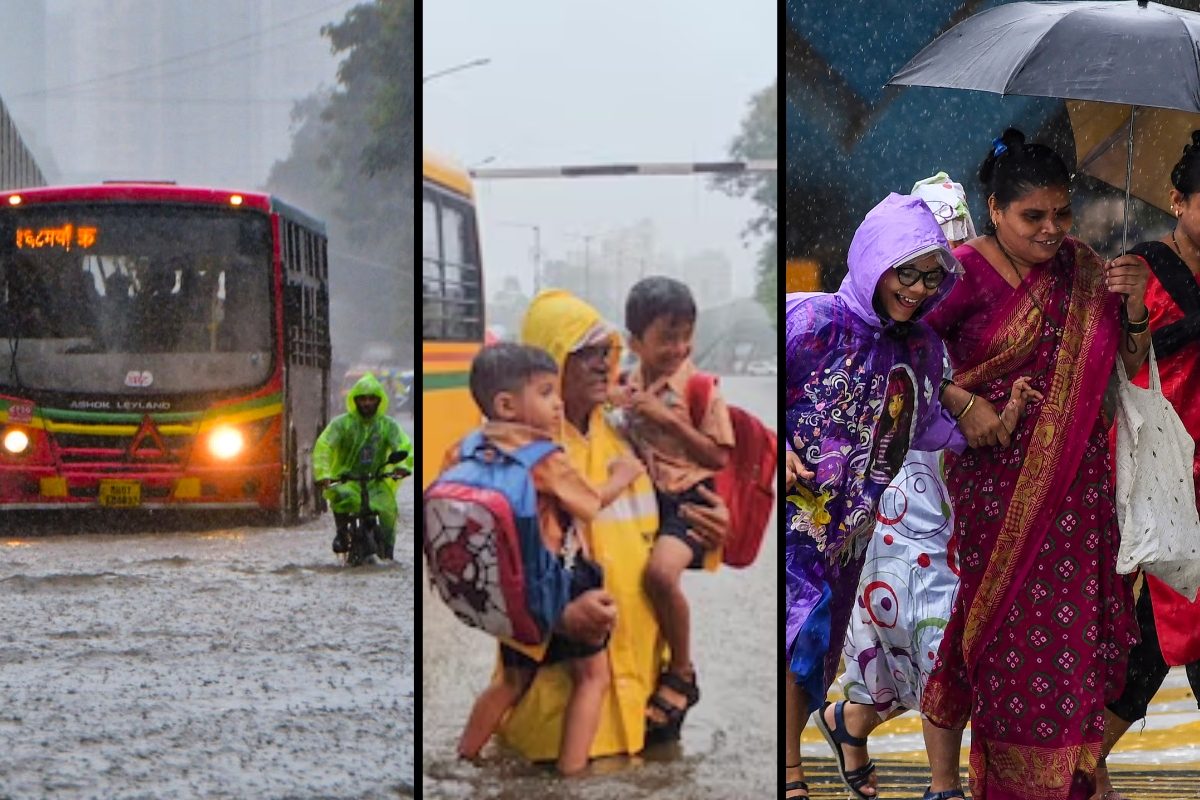 कहीं स्कूल बस डूबी, कहीं सड़के दरिया बन गईं..मुंबई बारिश की 10 खौफनाक तस्वीरें