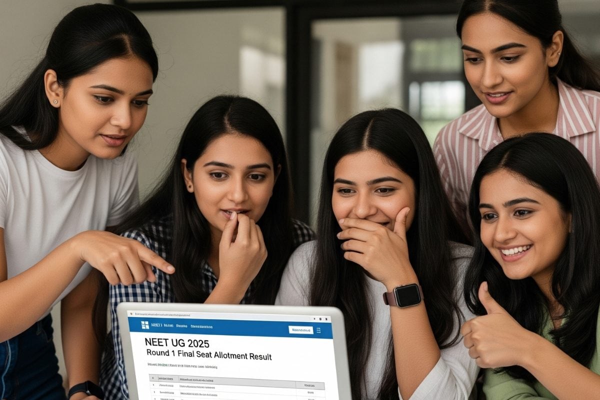 NEET UG राउंड 1 का फाइनल सीट अलॉटमेंट रिजल्ट जारी mccnicin से करें डाउनलोड