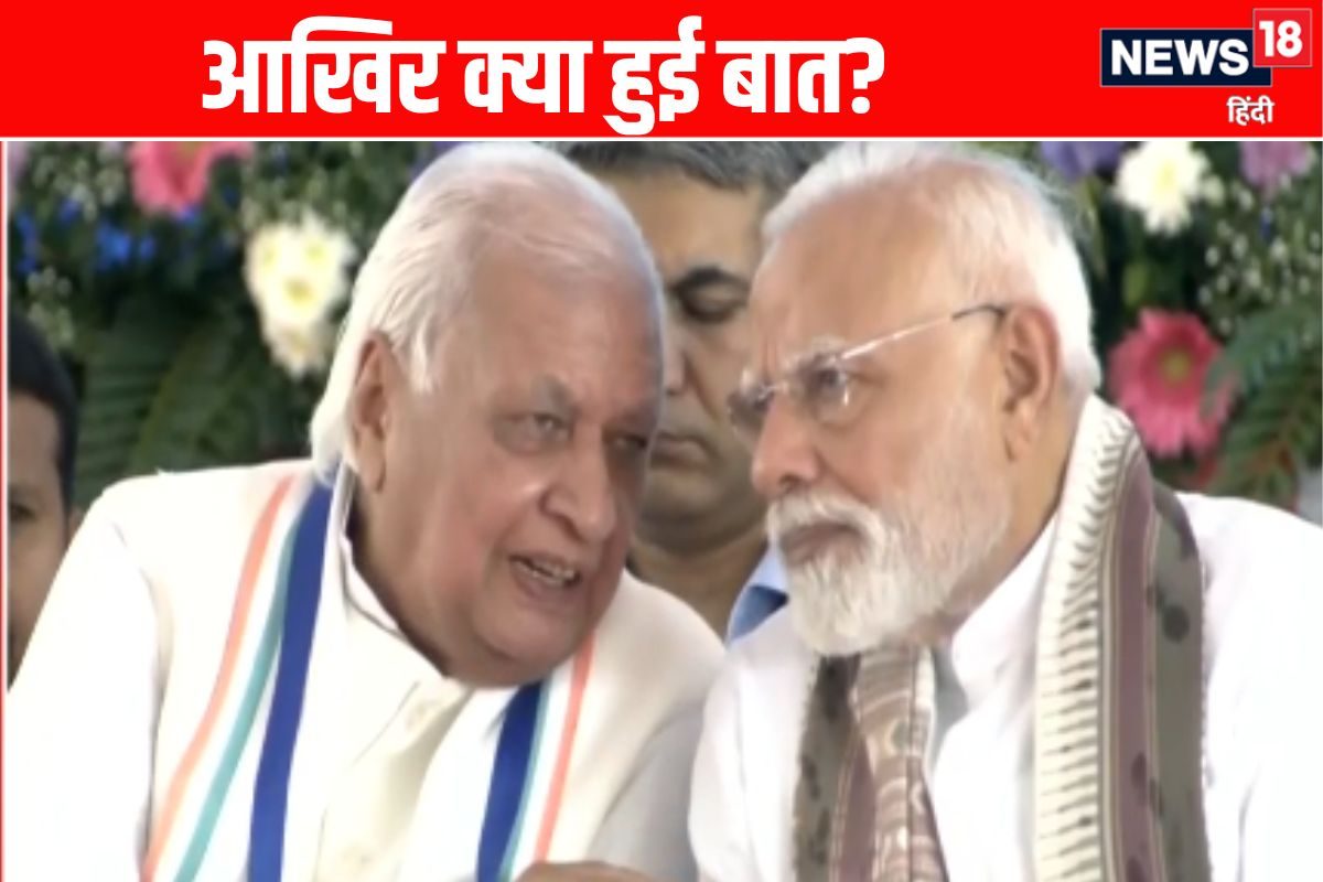 पहले आरिफ खान ने कुछ कहा, फिर मोदी ने पूछा, हथेली से मुंह को ढक देने लगे जवाब