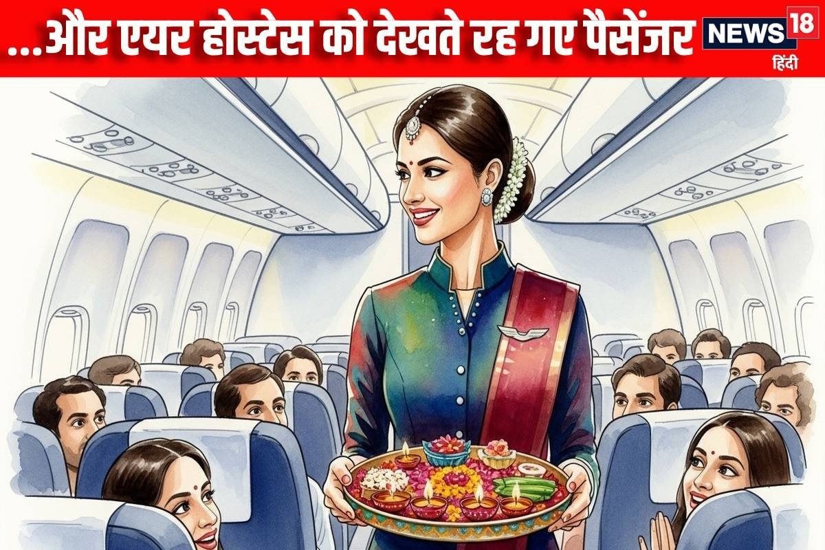 टेकऑफ हुई सपनों की उड़ान थाली सजा पहुंची एयरहोस्‍टेस देखते रह गए पैसेंजर