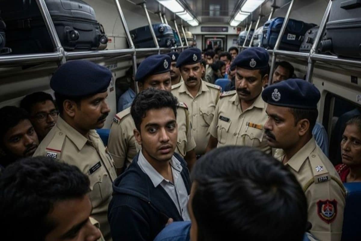 हावड़ा से चली राजधानी एक्सप्रेस AC कोच में हो रहा था कांड फिर