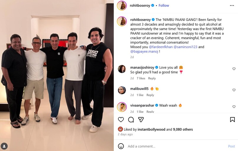 Rohit Roy, Zayed Khan, Sanjay Suri, Rohit Roy alchohal, alchohal drinking actors, actors who quit alchohal, Zayed Khan films, rohit roy films