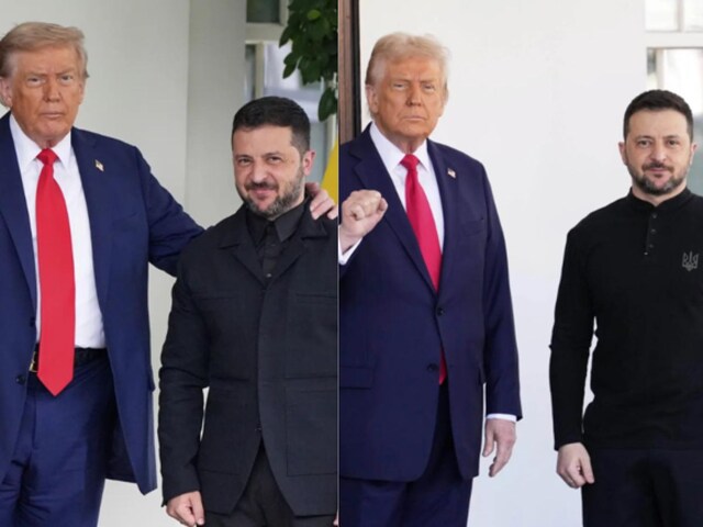 Jailonski arrived in a suit to meet Trump, the dresser of the dress said sorry