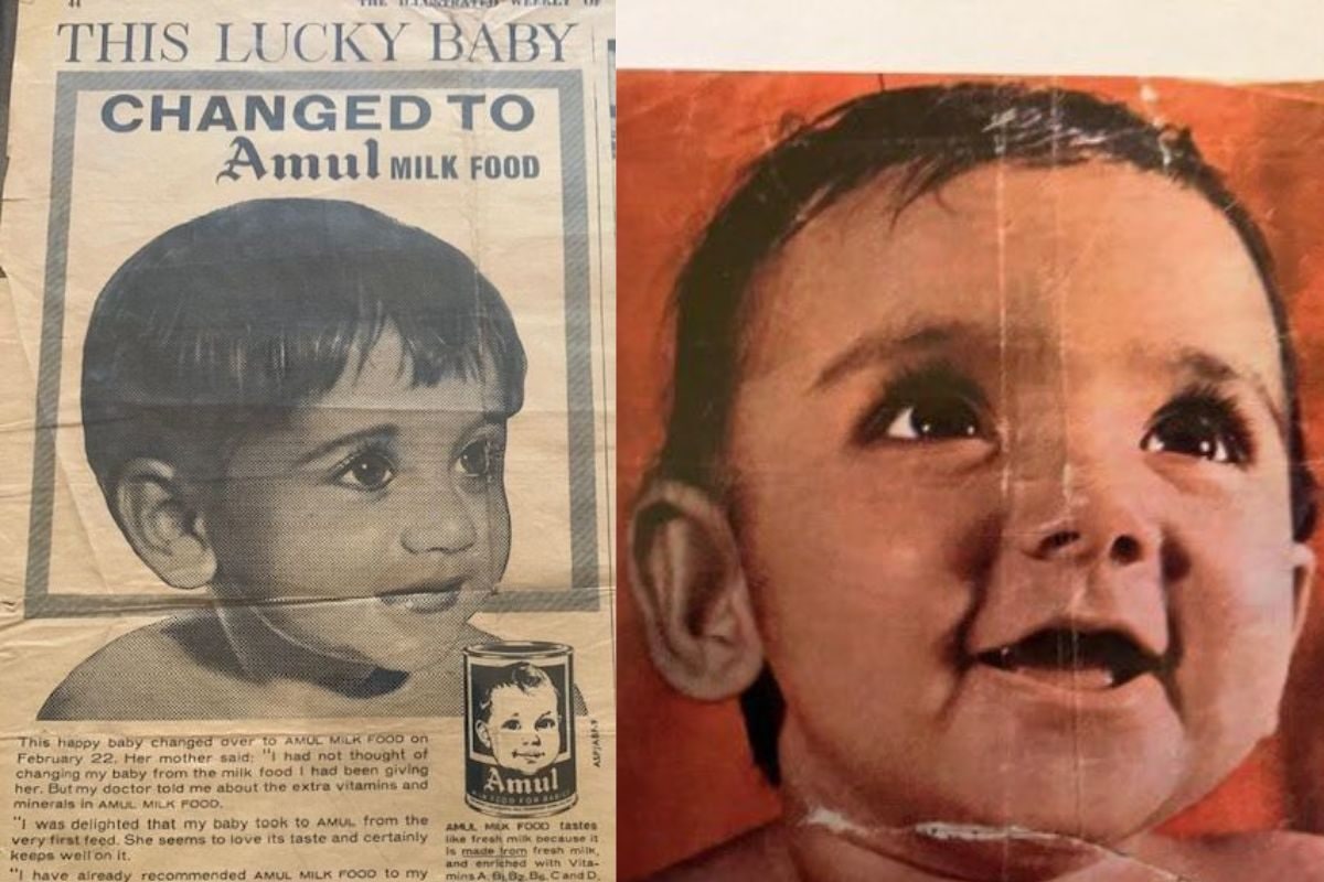 सुलझी Amul Girl की गुत्थी: क्या सचमुच शशि थरूर की बहन की है तस्वीर