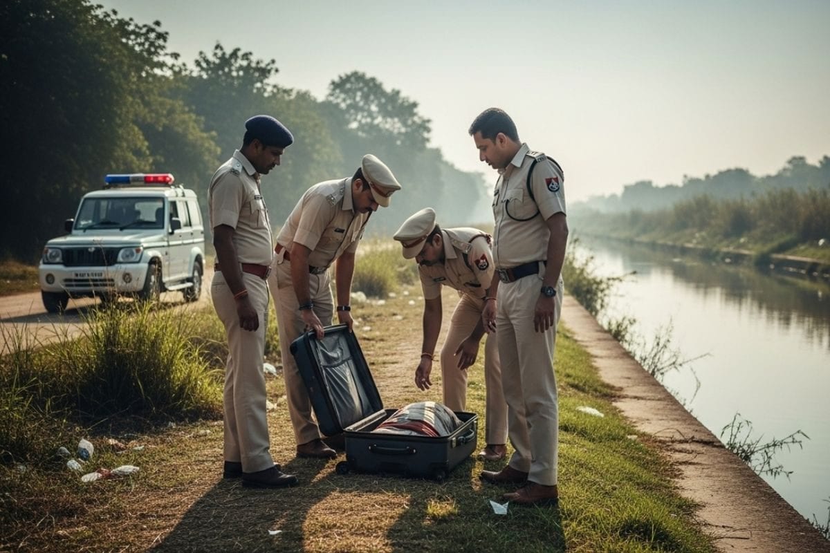 इधर निक्की जली, उधर एक महिला का शव मिला, सूटकेस में लाश से हड़कंप