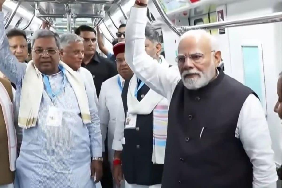 पीएम मोदी ने बेंगलुरु मेट्रो की Yellow Line का किया उद्घाटन