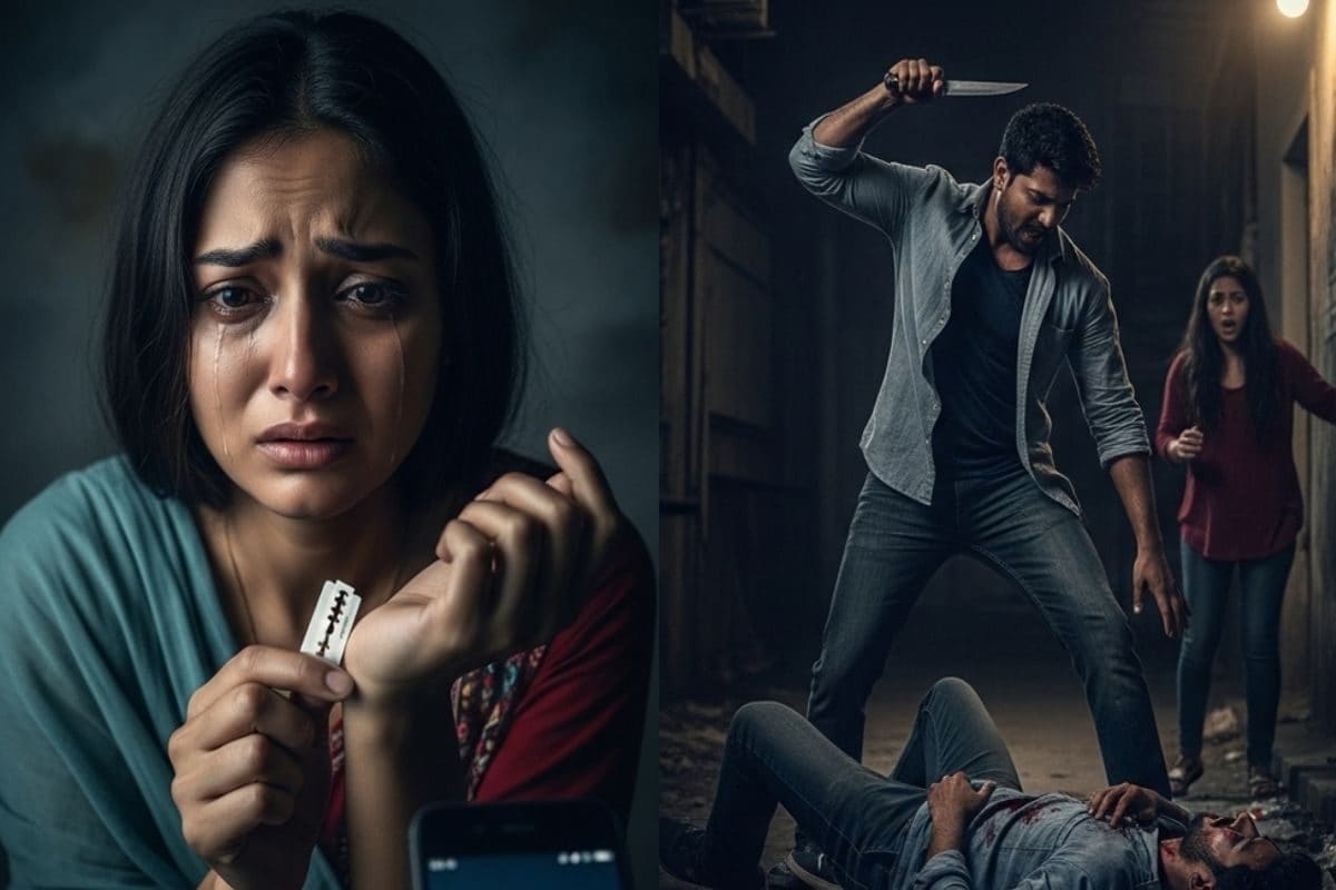 ब्लैकमेलिंक से तंग आकर काटी नस गर्ल्फ्रेंड के पार्टनर पर चाकू से किया हमला
