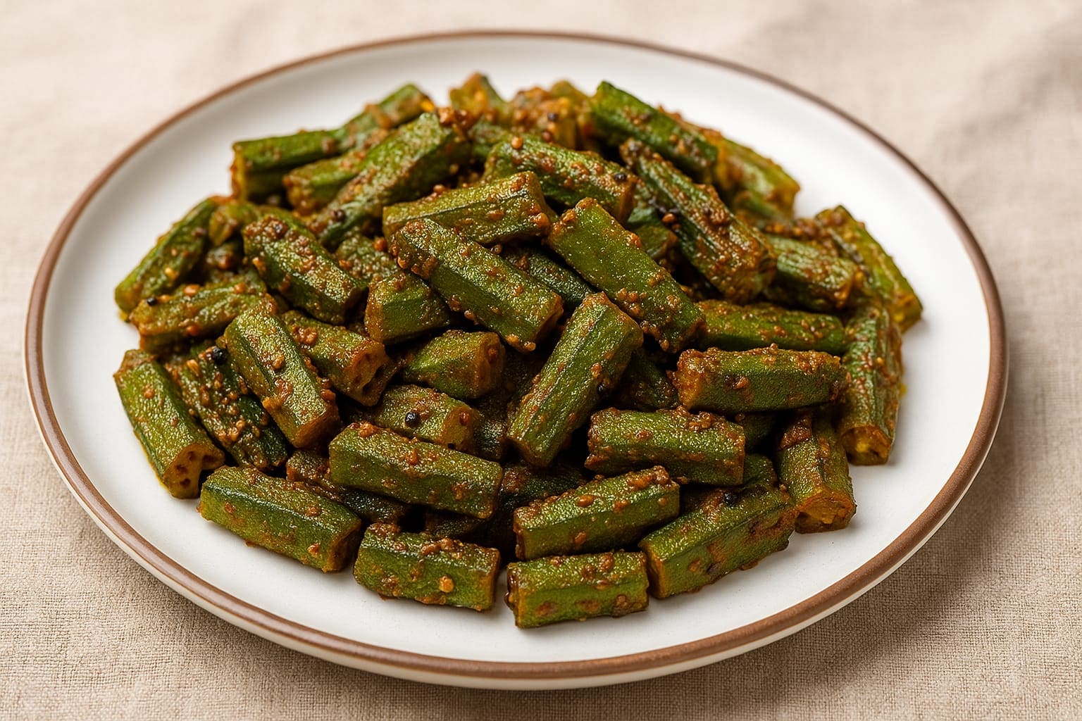 How to make Achari Bhindi Spicy Recipe. Khatti Tari Achari Bhendi Recipe 2