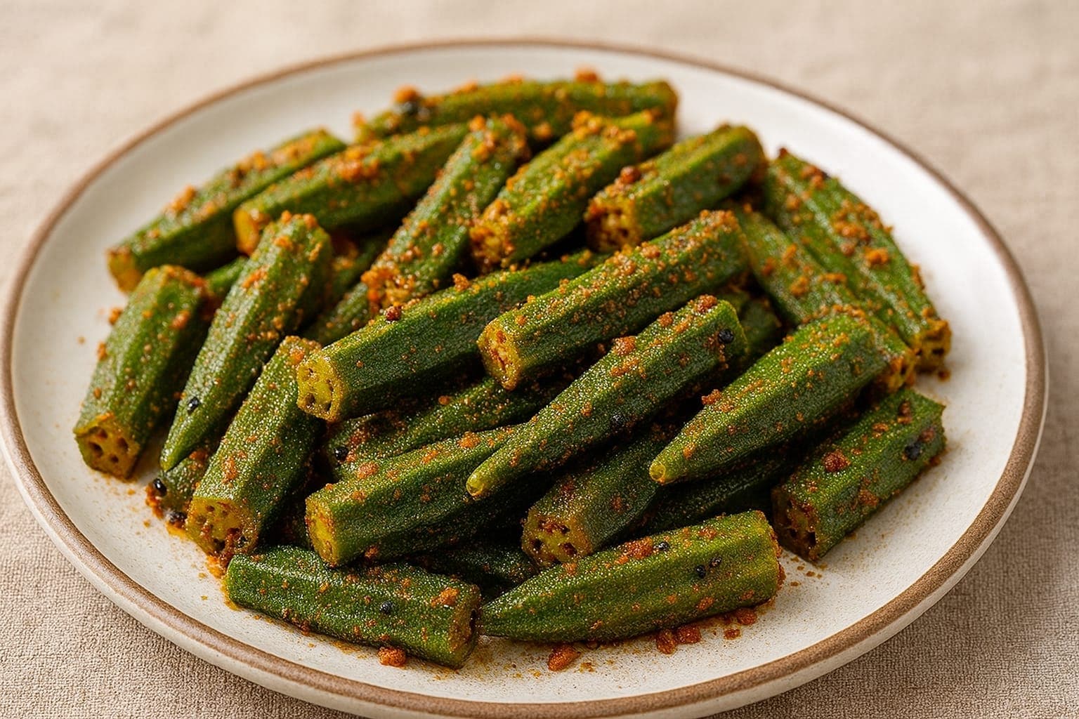 How to make Achari Bhindi Spicy Recipe. Khatti Tari Achari Bhendi Recipe 3