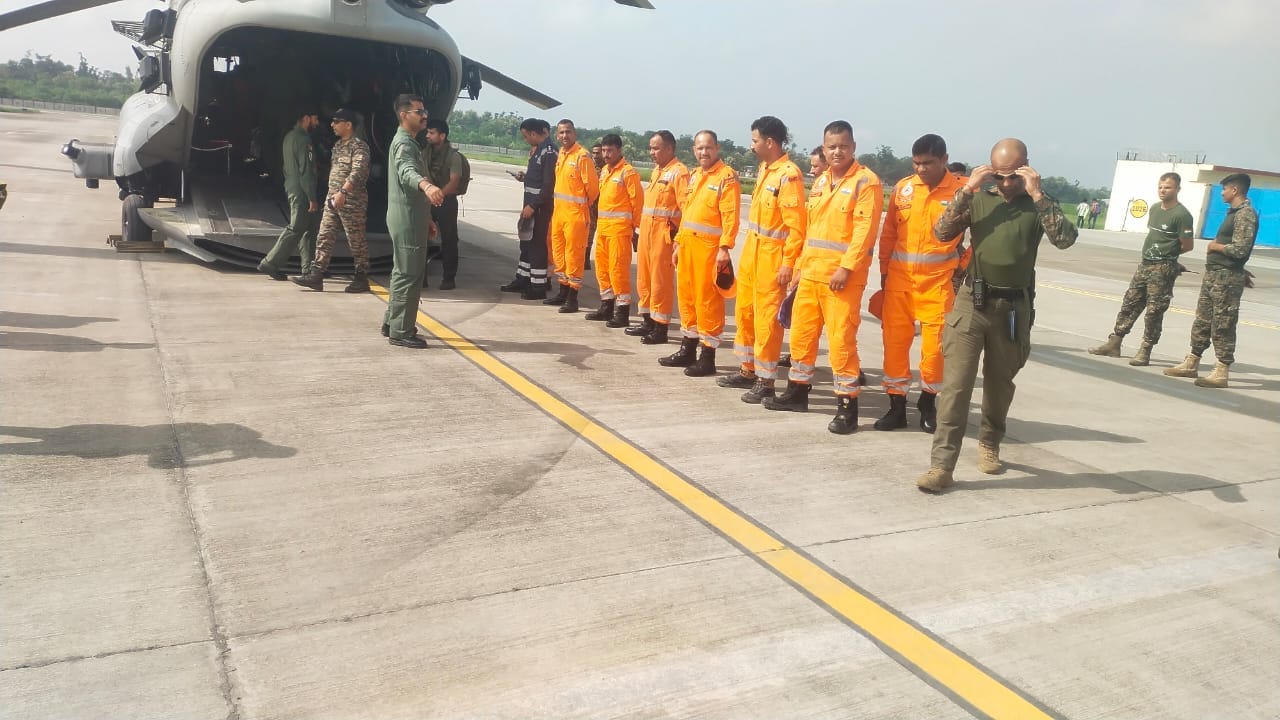 UTTARKASHI CLOUD BURST RESCUE OPERATION