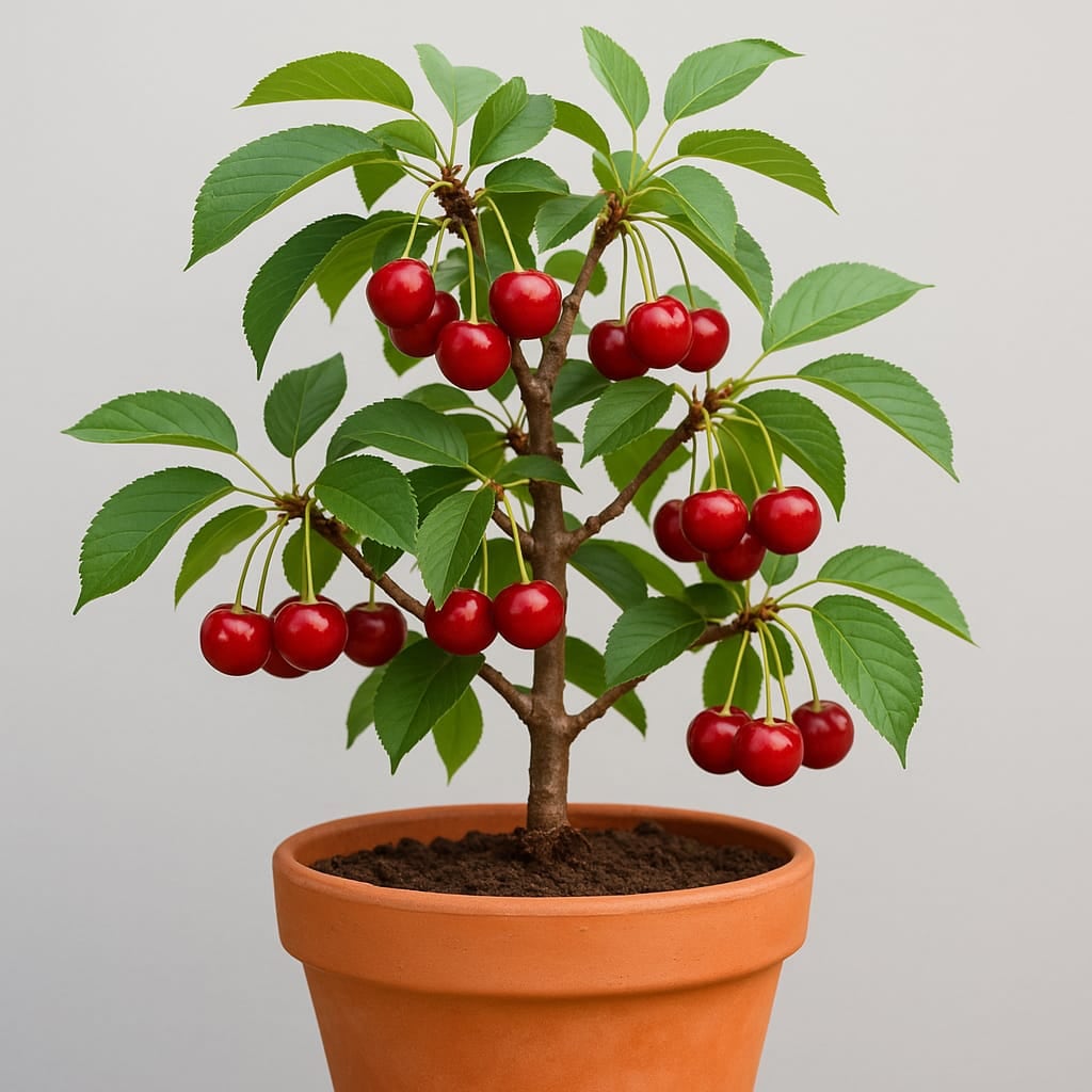 How to grow cherry at home. Easy way to grow cherries in pot at home 5