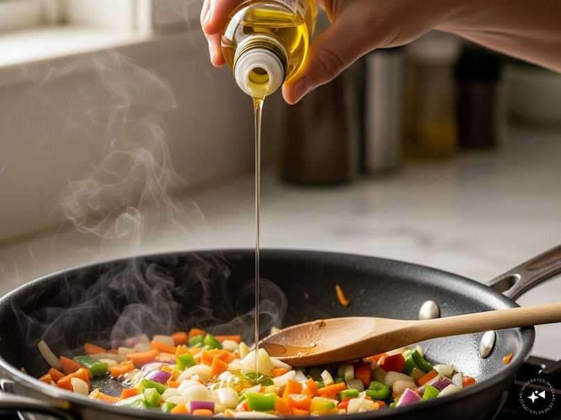 Remove oil from curry tricks, how to remove extra oil from vegetables, healthy cooking tips for less oil, how to fix oily curry, how to remove extra oil from gravy