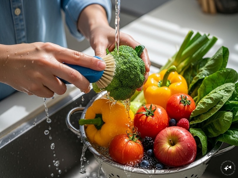 Vegetable wash tips, how to wash vegetables and fruits, how to wash vegetables and fruits, right way to wash vegetables in rain, how to clean fruits and vegetables at home