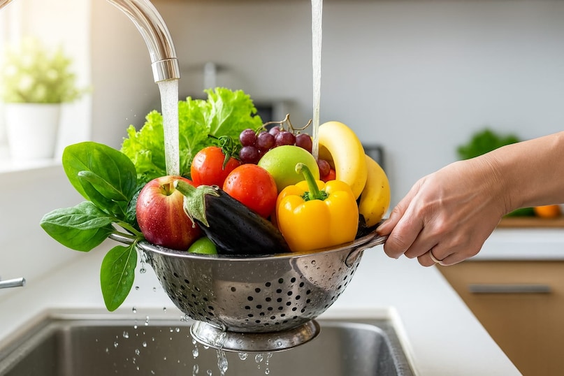 Vegetable wash tips, how to wash vegetables and fruits, how to wash vegetables and fruits, right way to wash vegetables in rain, how to clean fruits and vegetables at home
