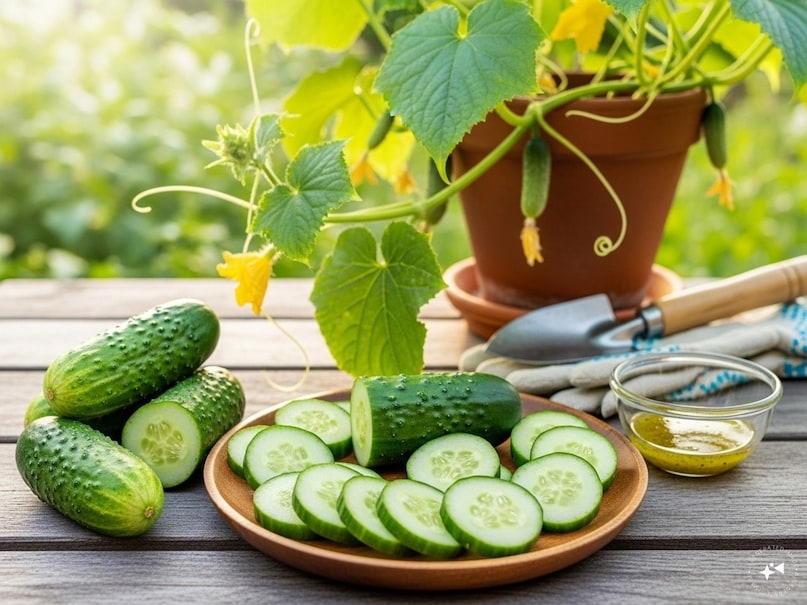 Container gardening cucumber, growing cucumber at home, summer vegetable gardening, how to plant cucumber in pot, grow vegetables in pot, grow cucumber with cuCumber without chemicals, kitchen gardening cucumber, gamle mein kaize ugeyee