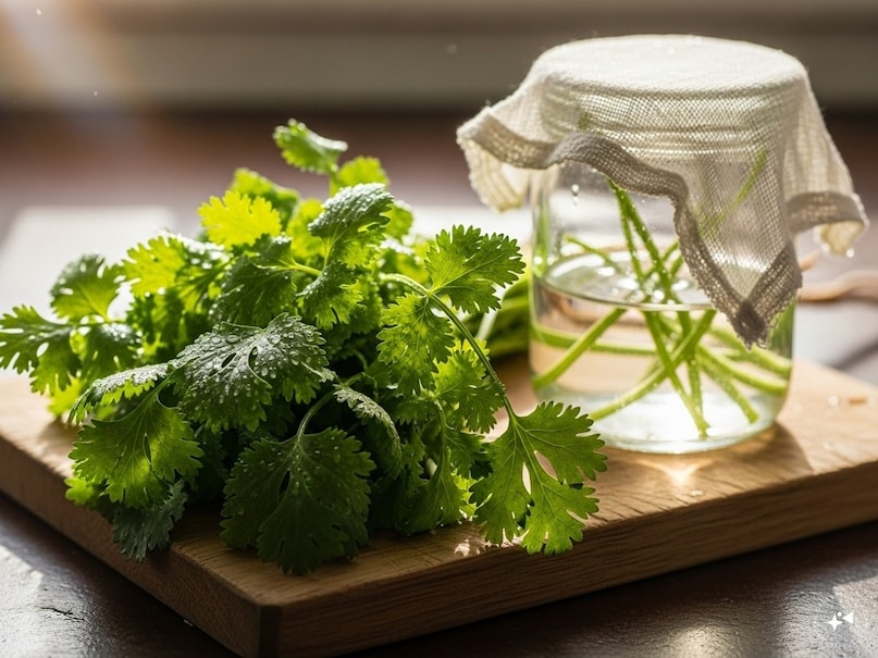 How to keep coriander fresh for 1 week, how to store coriander leaves at home, Dhaniya Kaise Store Karein, how to save coriander leaves from spoiling