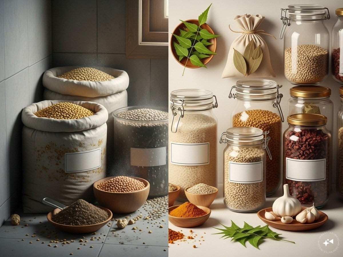 How to keep spices safe in Rainy Season. Easy home remedies to protect spices and ration in the rain 4