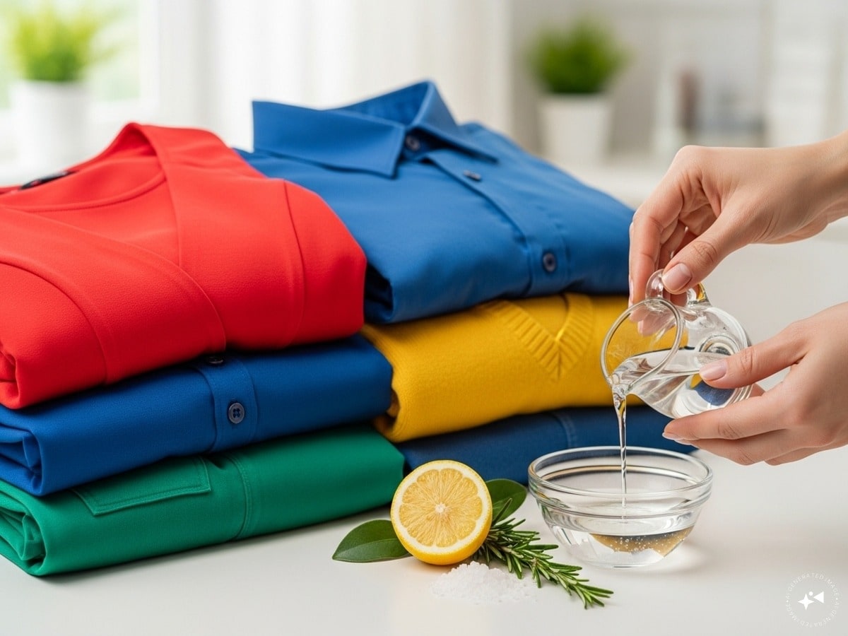 How to Keep Clothes color safe. How to stop the color of new clothes faded 4