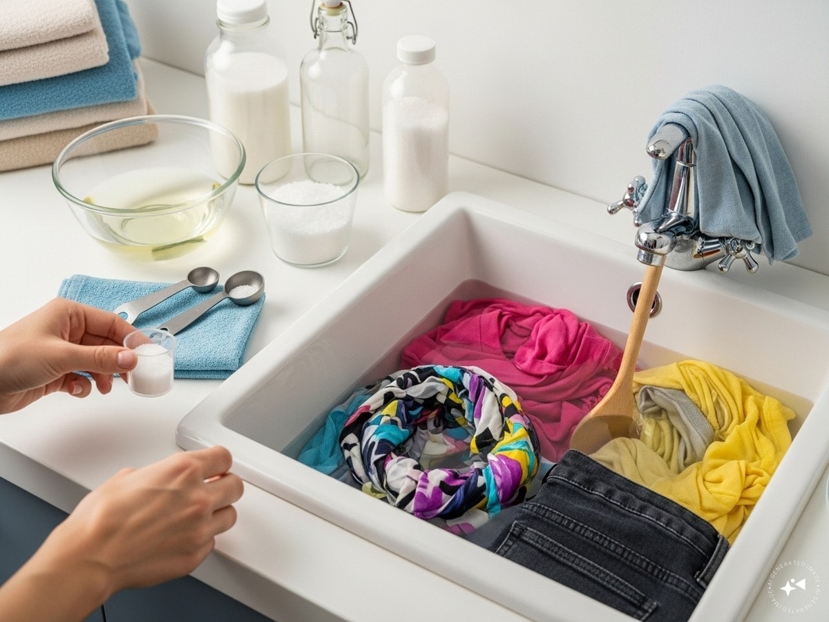 How to Keep Clothes color safe. How to stop the color of new clothes faded 6
