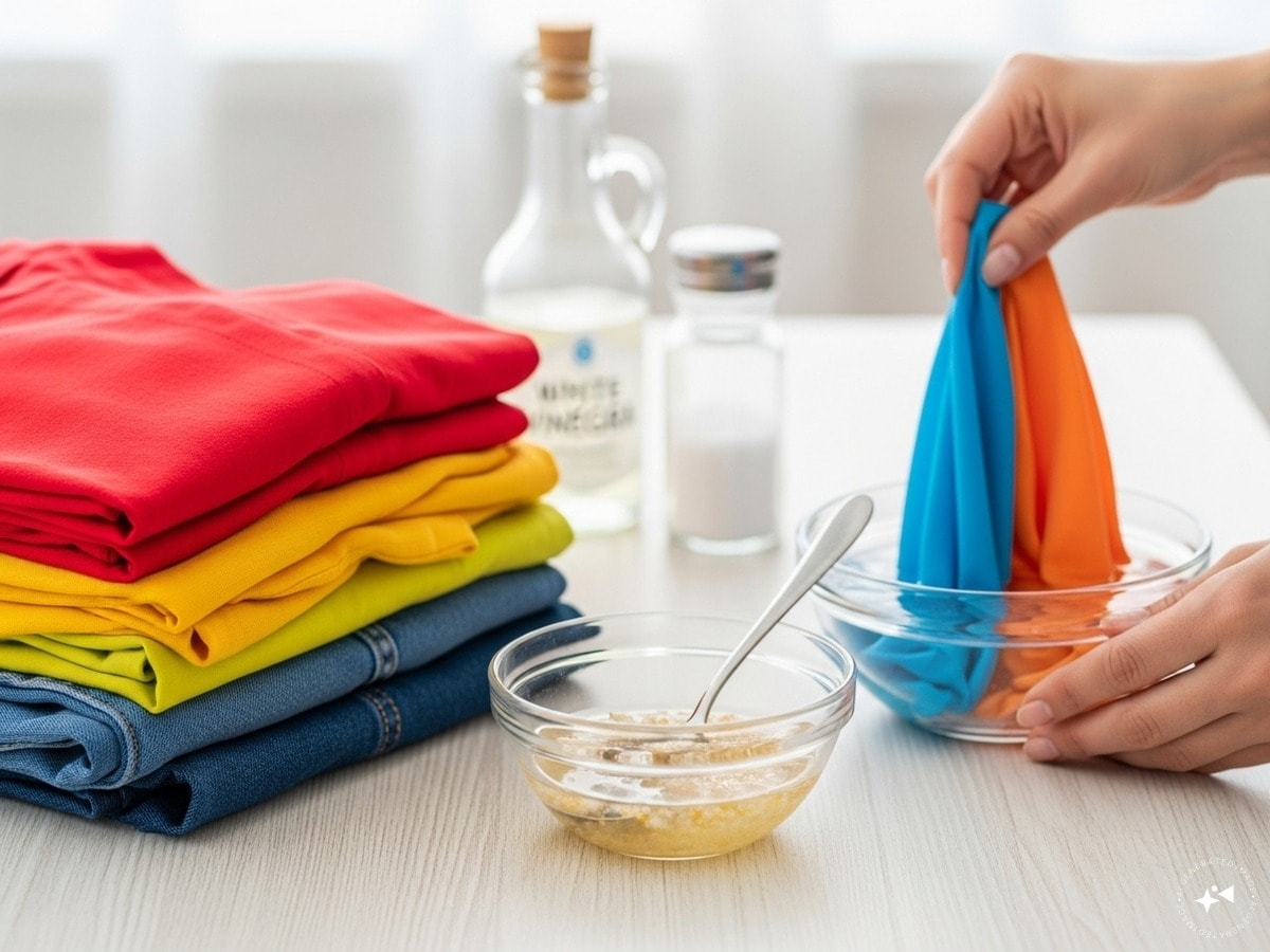 How to Keep Clothes color safe. How to stop the color of new clothes faded 2