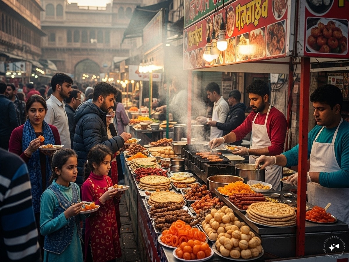Best Street Food Places in Delhi. List of top 10 street food markets of Delhi 4