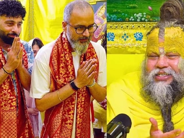 वृंदावन पहुंचे बादशाह, रैपर ने प्रेमानंद महाराज से की मुलाकात वृंदावन पहुंचे बादशाह, रैपर ने प्रेमानंद महाराज से की मुलाकात