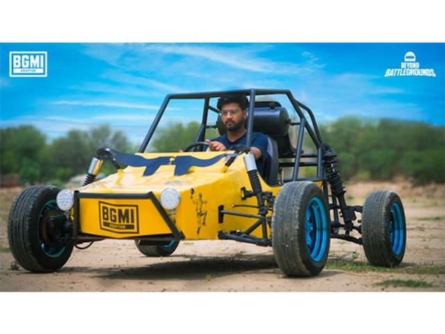 राजस्थान में एक रेलवे तकनीशियन ने अपने घर की छत पर बनाई'असली BGMI बग्गी' राजस्थान में एक रेलवे तकनीशियन ने अपने घर की छत पर बनाई'असली BGMI बग्गी'
