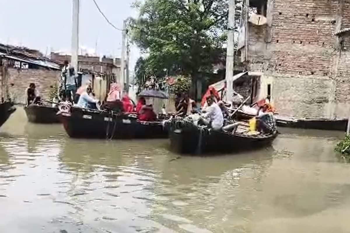 चारों तरफ पानी ही पानी, दरभंगा, नालंदा, मोतिहारी में उतरे NDRF जवान