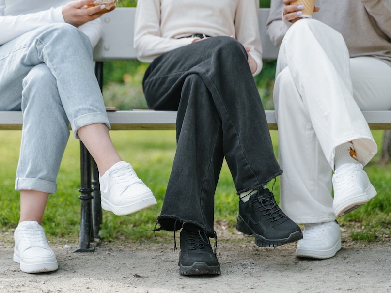 Why do women sit on leg cross, is it just a style or something? 3