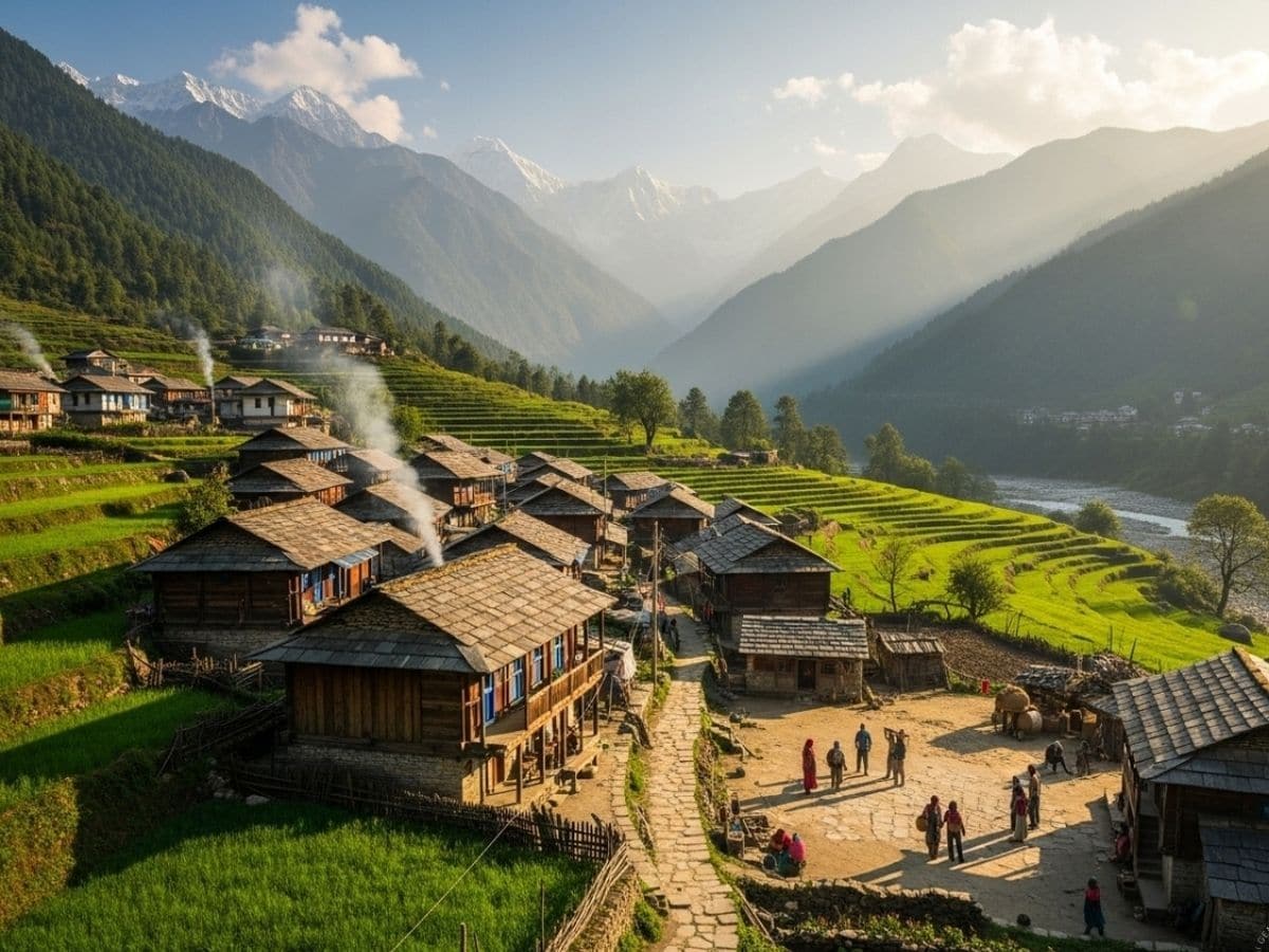 Uttarakhand Hidden and Beautiful Village Dharali | If you go to Uttarakhand, definitely do Dharli village 2