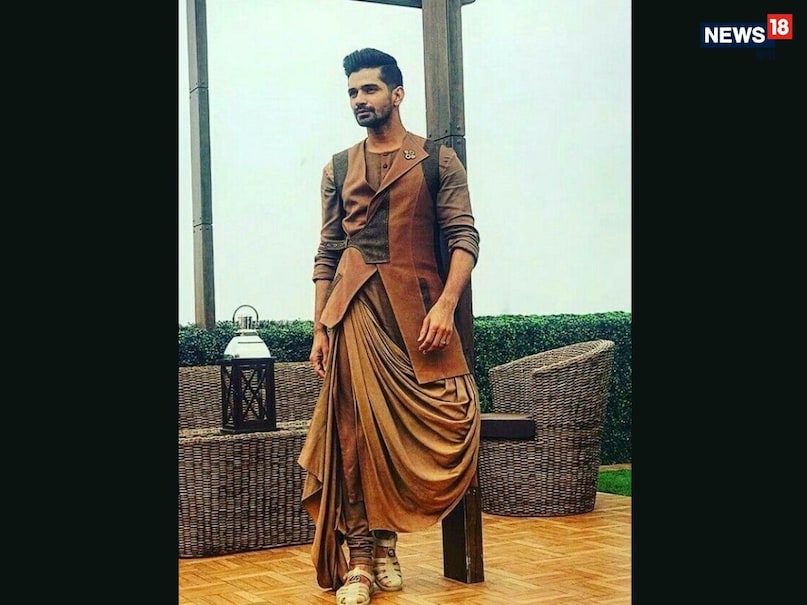 Festive Dhoti Styling: Dhoti is a new swag! From Ganesh festival to Diwali-Dussehra, try this styling, everyone's eyes will stop 7