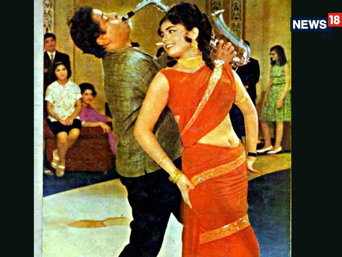 Retro Fashion: When there was a knock in an orange gown saree, Mallika of Hussan, Chhuris had gone on many hearts, even today trendy 4