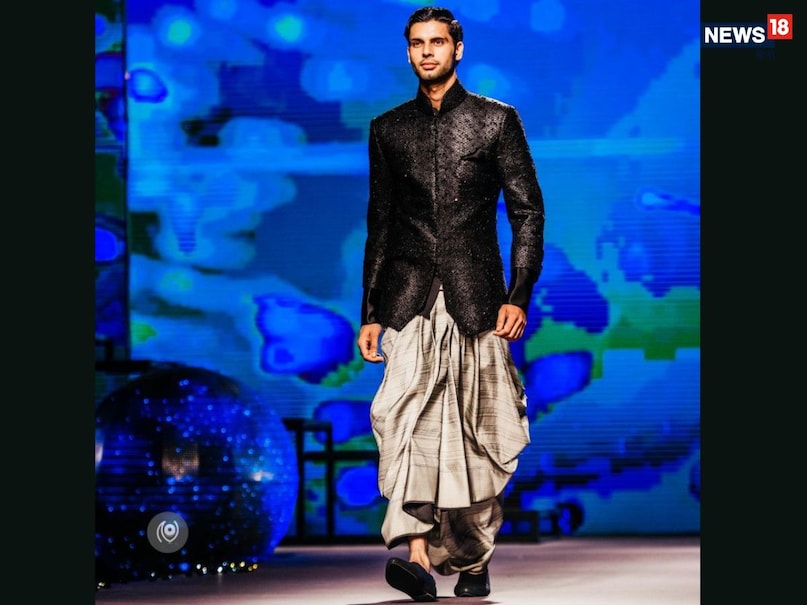 Festive Dhoti Styling: Dhoti is a new swag! From Ganesh festival to Diwali-Dussehra, try this styling, everyone's eyes will stop 5