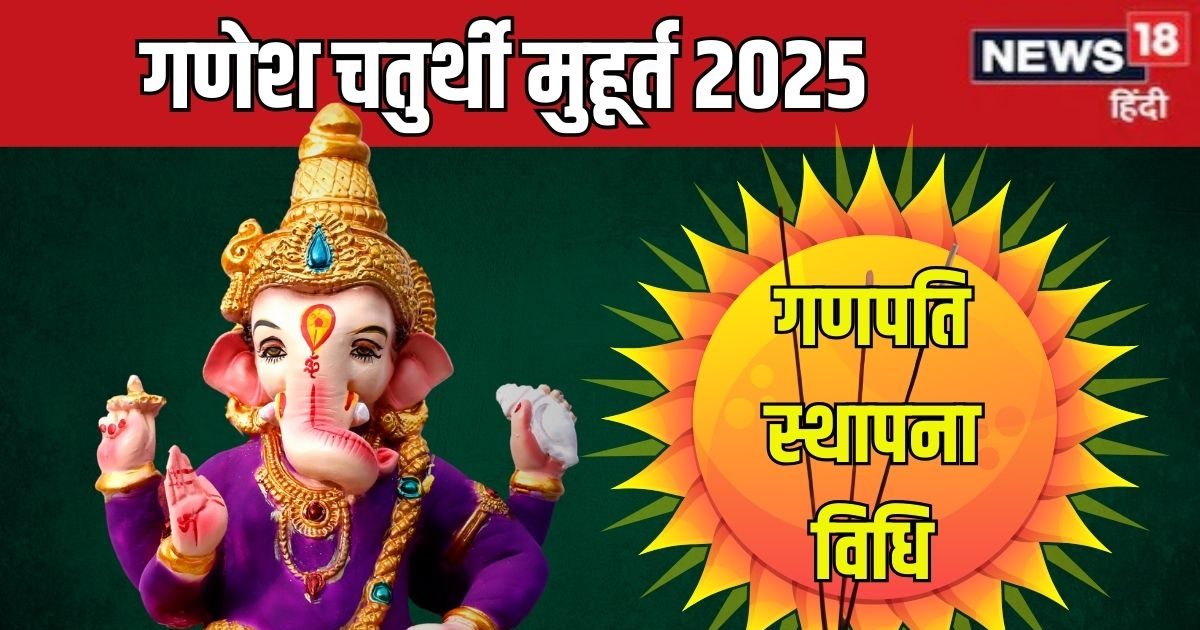 Ganpati Sthapna Vidhi: 4 शुभ योग में गणेश चतुर्थी, कैसे करें गणपति स्थापना? जानें सही विधि, मुहूर्त और मंत्र