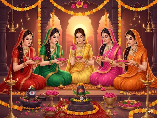 तीज पर कौन से रंग पहनना है शुभ? जानें 5 लकी कलर जो लाएंगे प्रेम, ऊर्जा-सौभाग्य