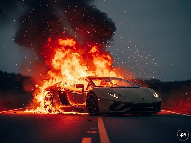 Video: Lamborghini Aventador में लगी आग, मिनटों में 9 करोड़ स्वाहा! Video: Lamborghini Aventador में लगी आग, मिनटों में 9 करोड़ स्वाहा!