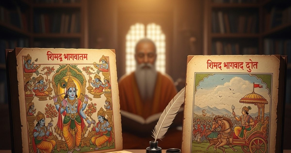श्रीमद् भागवत और श्रीमद् भगवद् गीता में क्या फर्क है? जानें दोनों ग्रंथों का उद्देश्य और महत्व