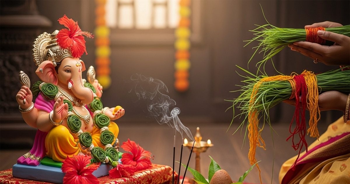 Ganesh Puja Rituals: कामयाबी चाहिए तो गणेश जी को ऐसे चढ़ाएं दूर्वा और मौली, जानें पूजा का तरीका, हर मनोकामना होगी पूरी