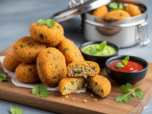 Make instant crushing cutlets, breakfast and tiffin for both potho and gram flour Make instant crushing cutlets, breakfast and tiffin for both potho and gram flour