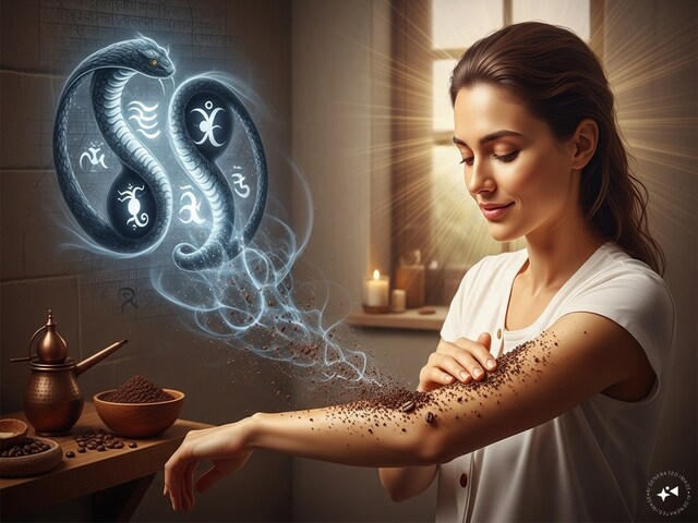 नेगेटिविटी हटाएं, ओरा चमकाएं - कॉफी स्क्रबिंग से कम करें राहु-केतु दोष