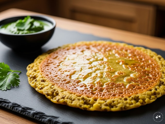 Make this cheela in a quick way at night, will not overwing and weigh will not increase