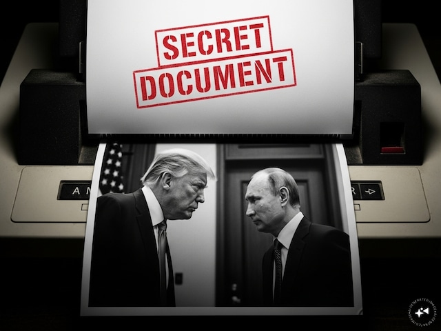 America's wonderful negligence, secret documents of trump-punt meeting left in hotel