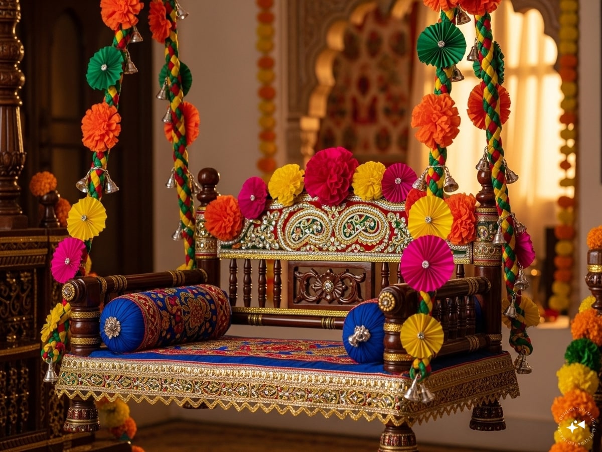 Janmashtami 2025 Jhula Decoration Ideas: Such punishment for Shri Krishna, the grace of Bansi will come in the house 4