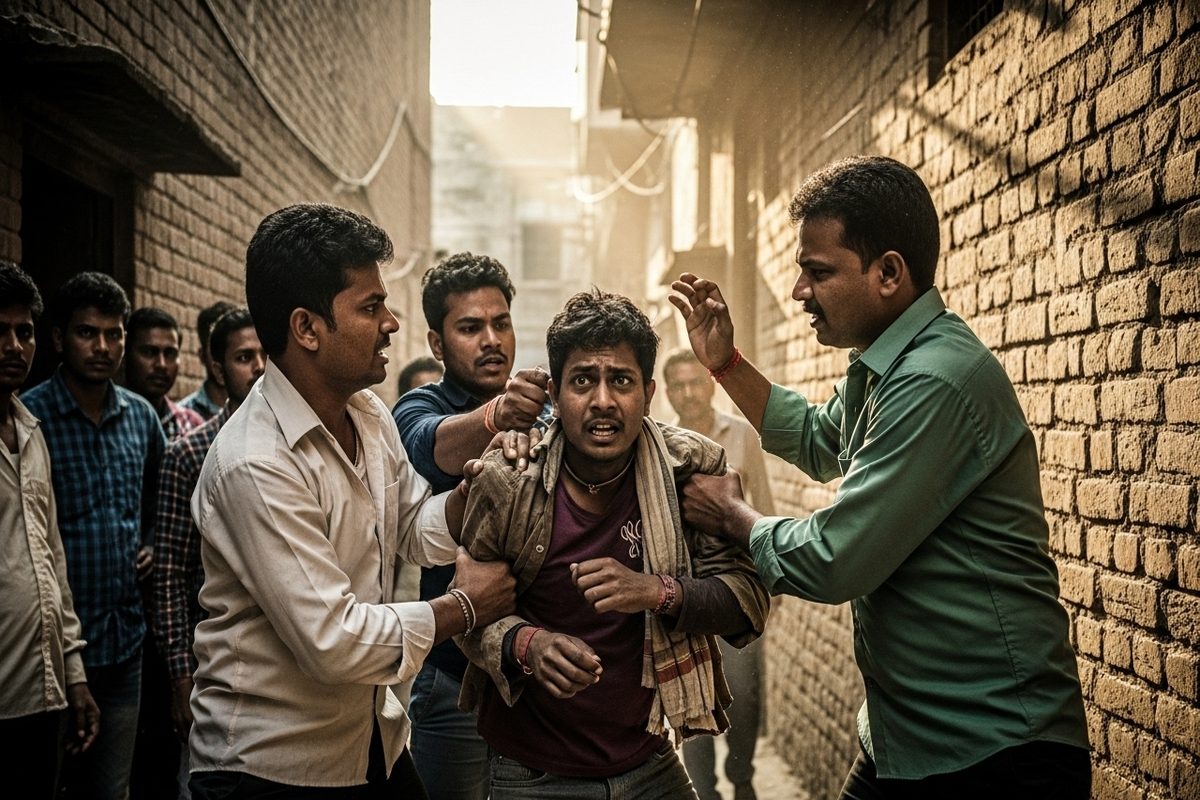 बिहार में धर्म के नाम पर हैवानियत! युवक को जबरन उठाकर पीटा, बढ़ा तनाव