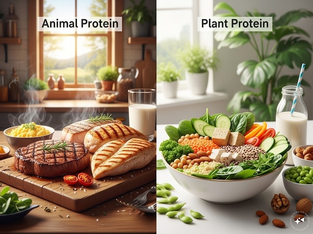 Plant protein is more beneficial or animal protein to keep the kidney healthy? Plant protein is more beneficial or animal protein to keep the kidney healthy?