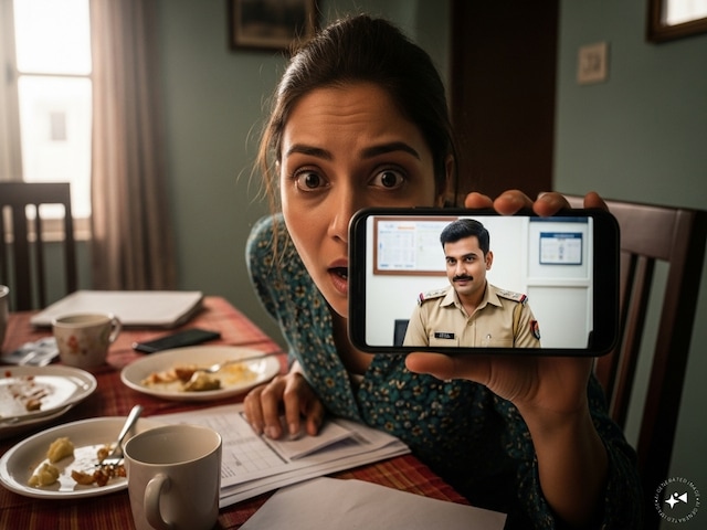 हिला को आया वीडियो कॉल, पुलिस यूनिफॉर्म में पति को देख रह गईं भौंचक, फिर हिला को आया वीडियो कॉल, पुलिस यूनिफॉर्म में पति को देख रह गईं भौंचक, फिर