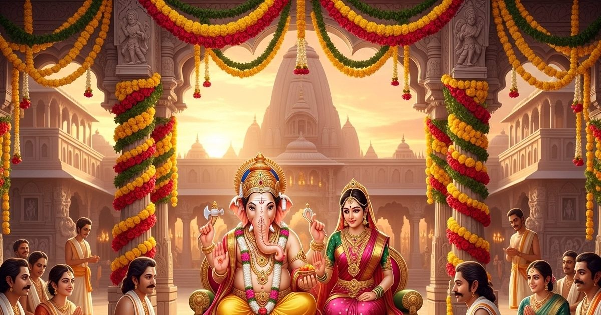 गणेश जी की पत्नी का नाम क्या है? कैसे हुआ गणपति बप्पा का विवाह?