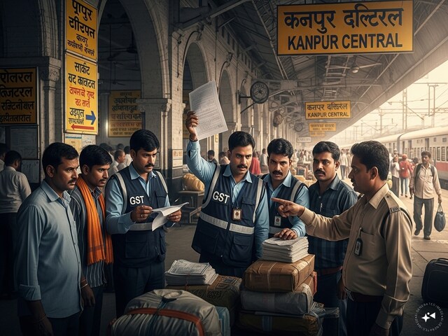 कानपुर सेंट्रल के प्लेटफॉर्म नंबर-1 पर बना फिल्मी सीन, बोरियां छोड़ भागे तस्कर