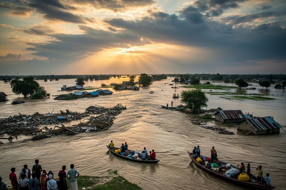 बिहार में गंगा से सोन नदी तक खतरे के निशान से ऊपर जलस्तर में वृद्धि जारी